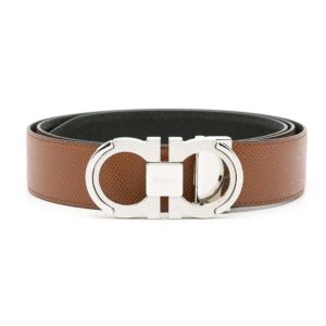 Ferragamo Gancini buckle leather belt
