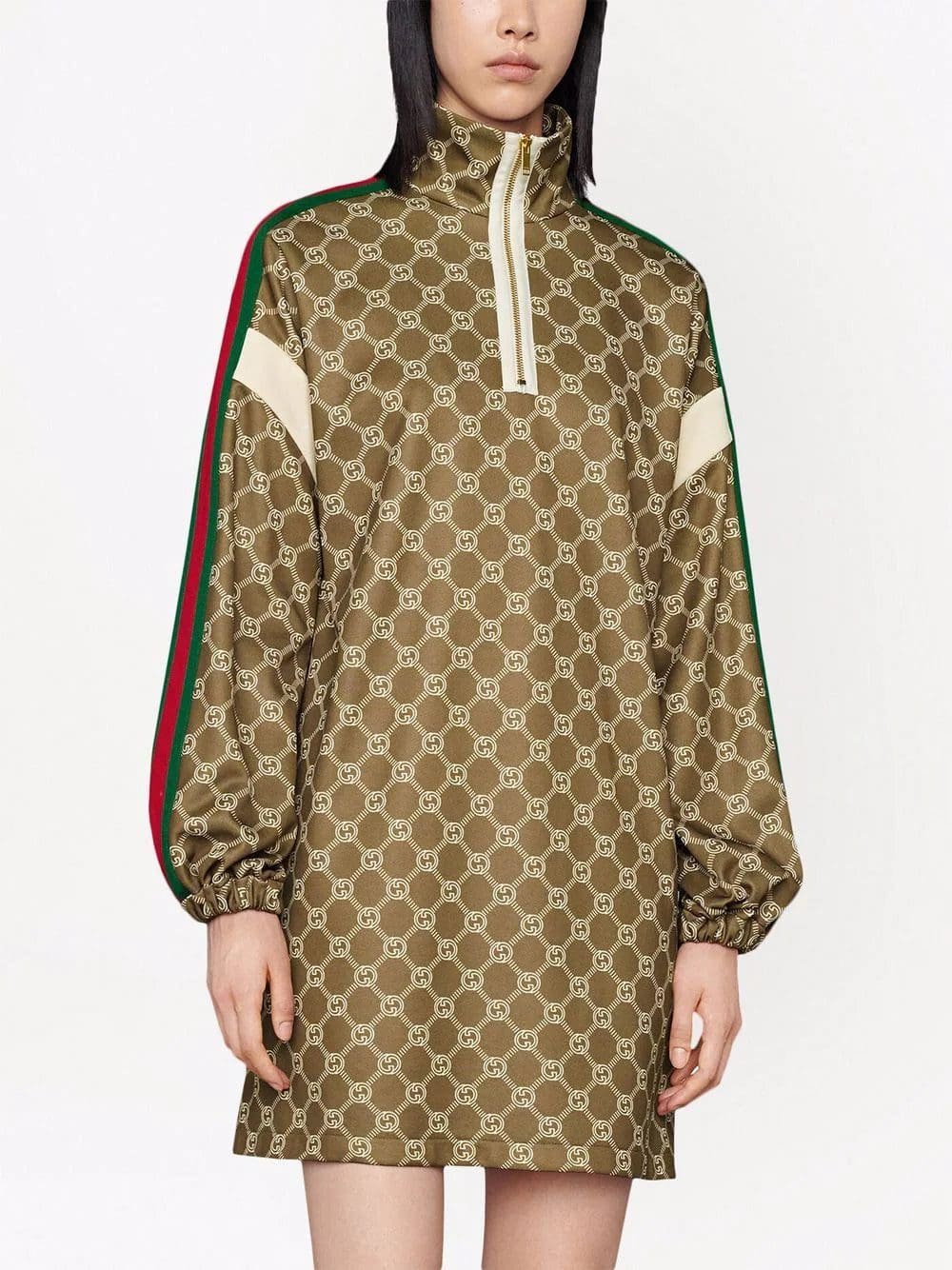 Gucci Interlocking G high-neck minidress - Image 3