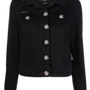 Philipp Plein  logo-plaque denim jacket