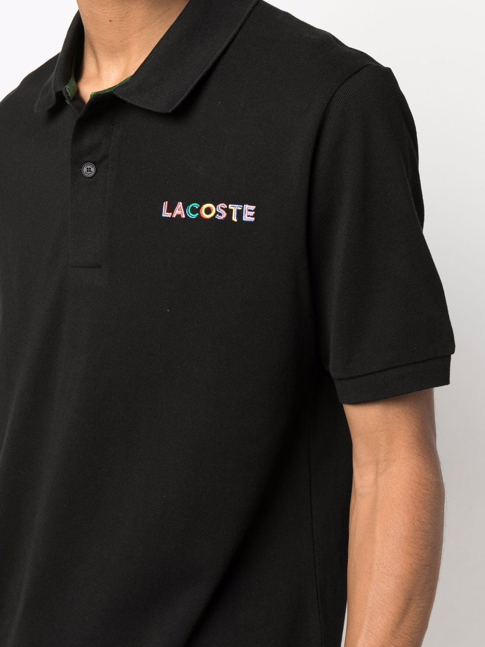Lacoste embroidered-logo polo shirt - Image 4