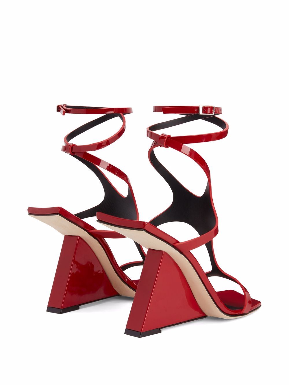 Giuseppe Zanotti 105mm angled wrapped sandals - Image 3