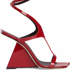 Giuseppe Zanotti  105mm angled wrapped sandals