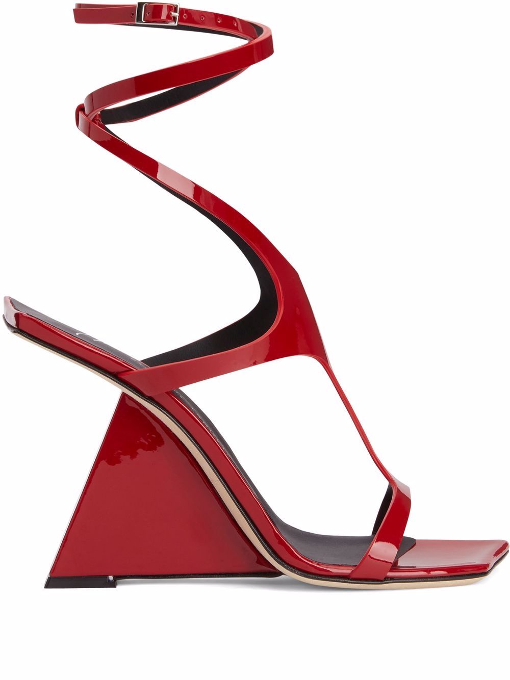 Giuseppe Zanotti 105mm angled wrapped sandals