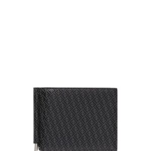 Fendi micro FF-print embossed cardholder