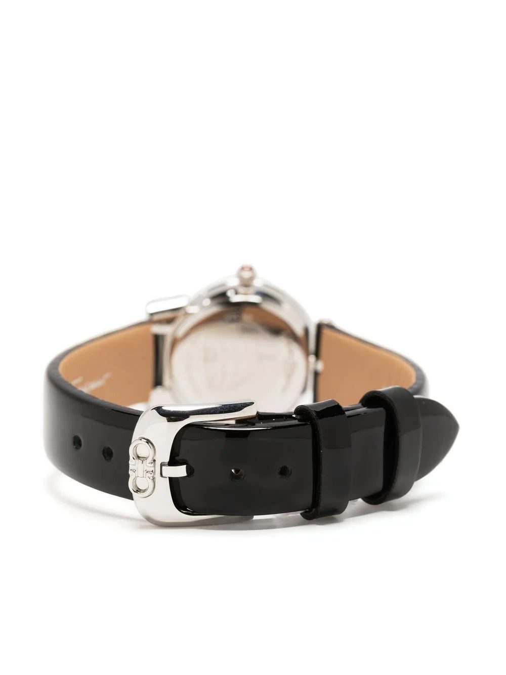 Salvatore Ferragamo Watches Gancini round leather-strap watch - Image 4