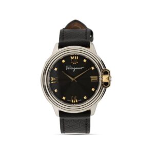 Salvatore Ferragamo Watches  Gancini leather-strap watch