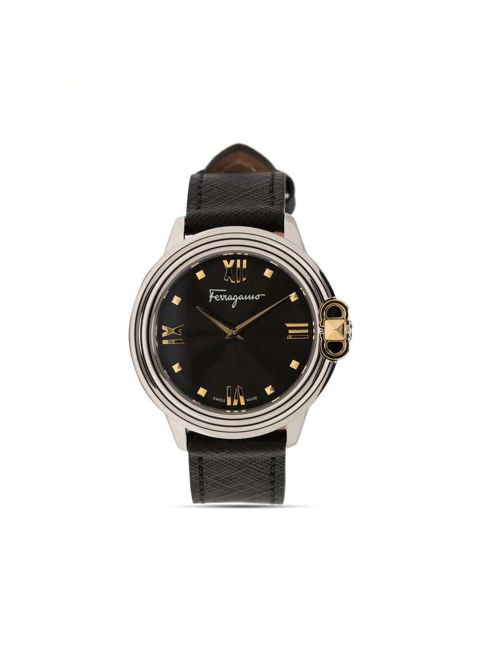 Salvatore Ferragamo Watches Gancini leather-strap watch