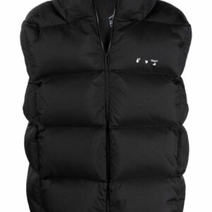 Off-White  down-feather logo-print gilet