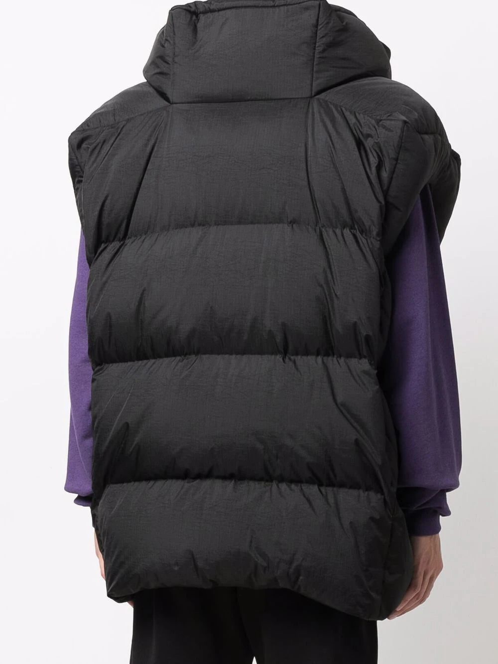 Off-White down-feather logo-print gilet - Image 4