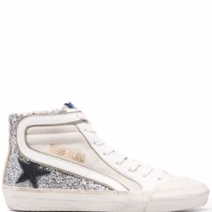 Golden Goose star-patch lace-up sneakers