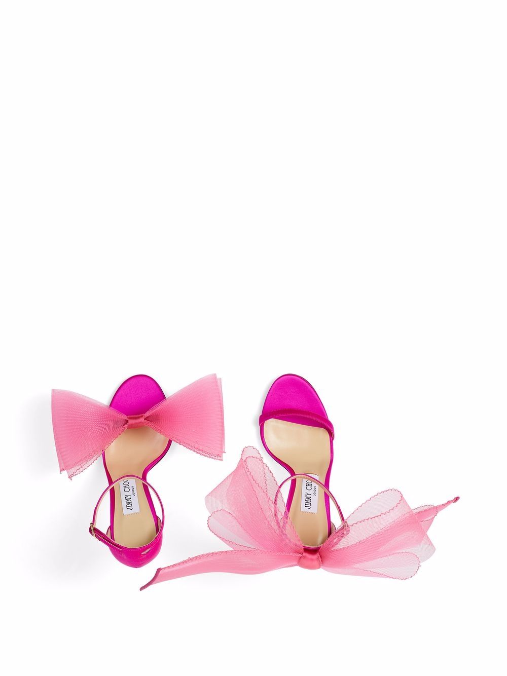 Jimmy Choo 100mm Aveline asymmetric sandals - Image 4