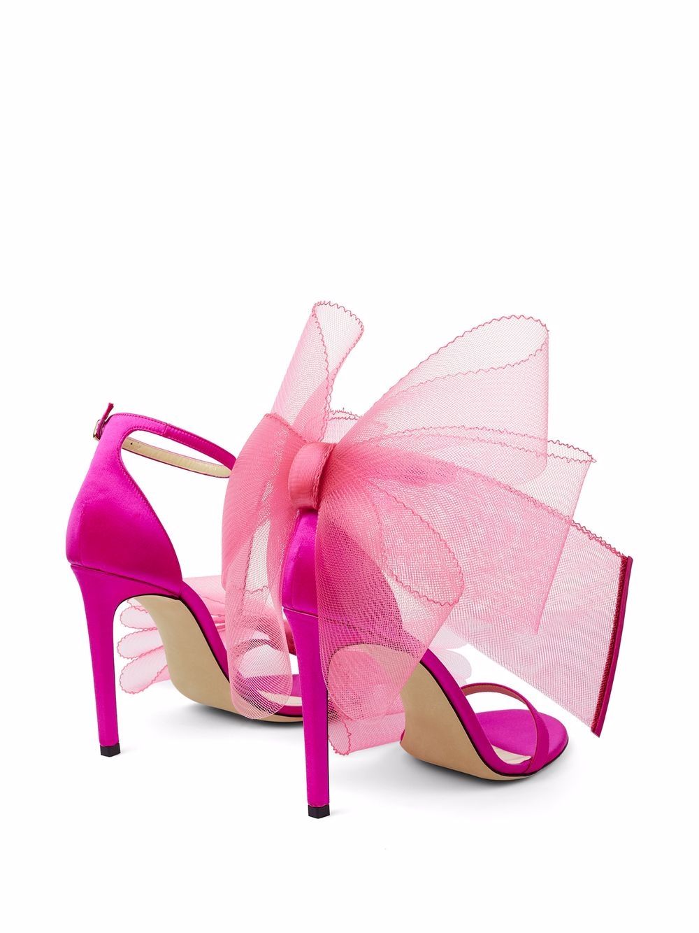 Jimmy Choo 100mm Aveline asymmetric sandals - Image 3