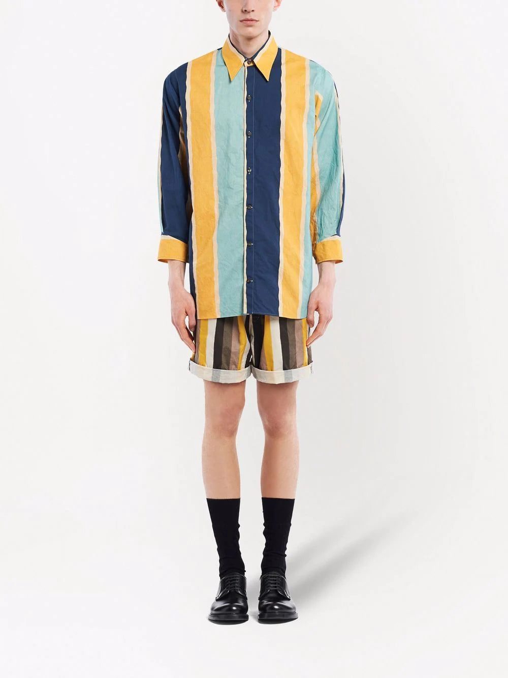 Prada stripe-print shirt - Image 2