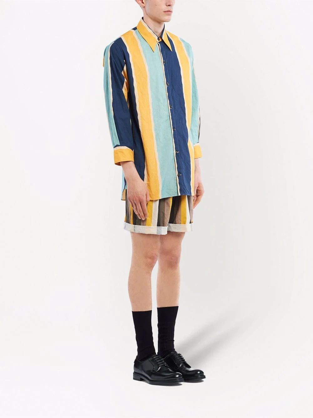 Prada stripe-print shirt - Image 3