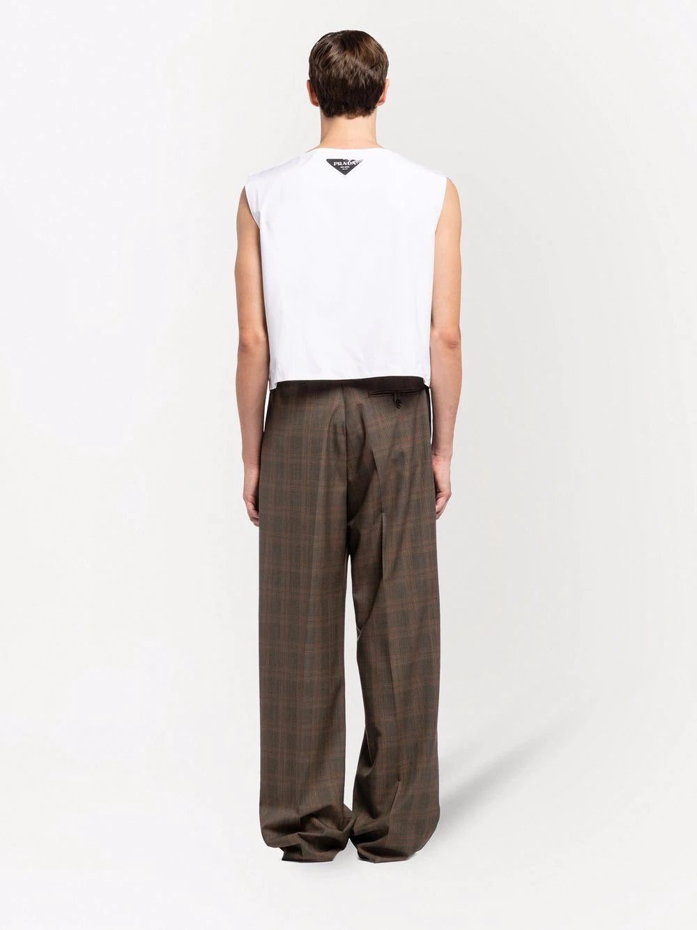 Prada graphic-print sleeveless shirt - Image 4