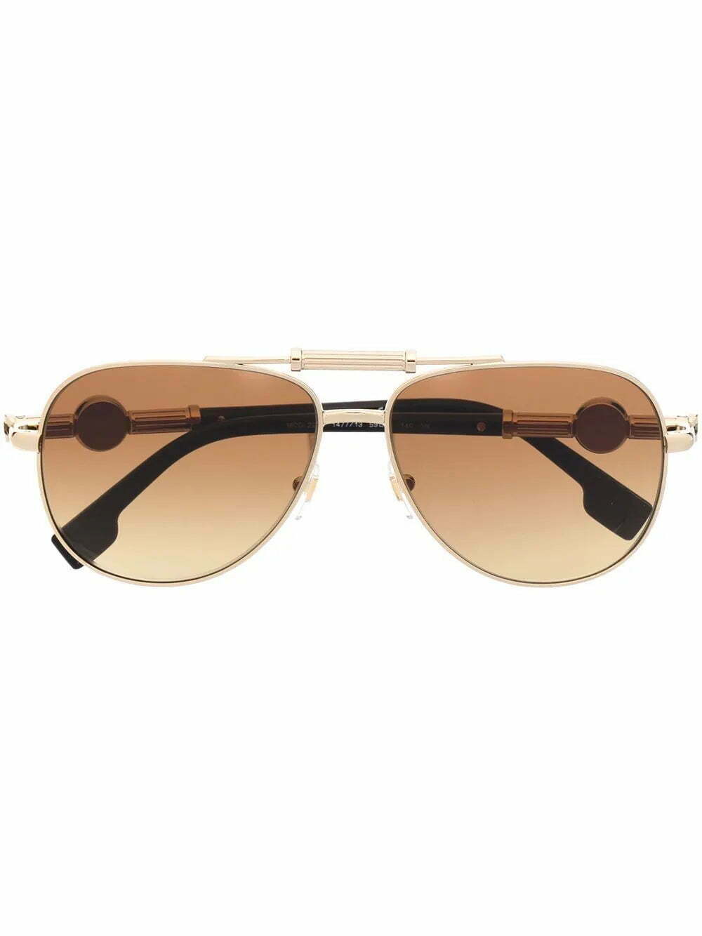 Versace aviator frame sunglasses