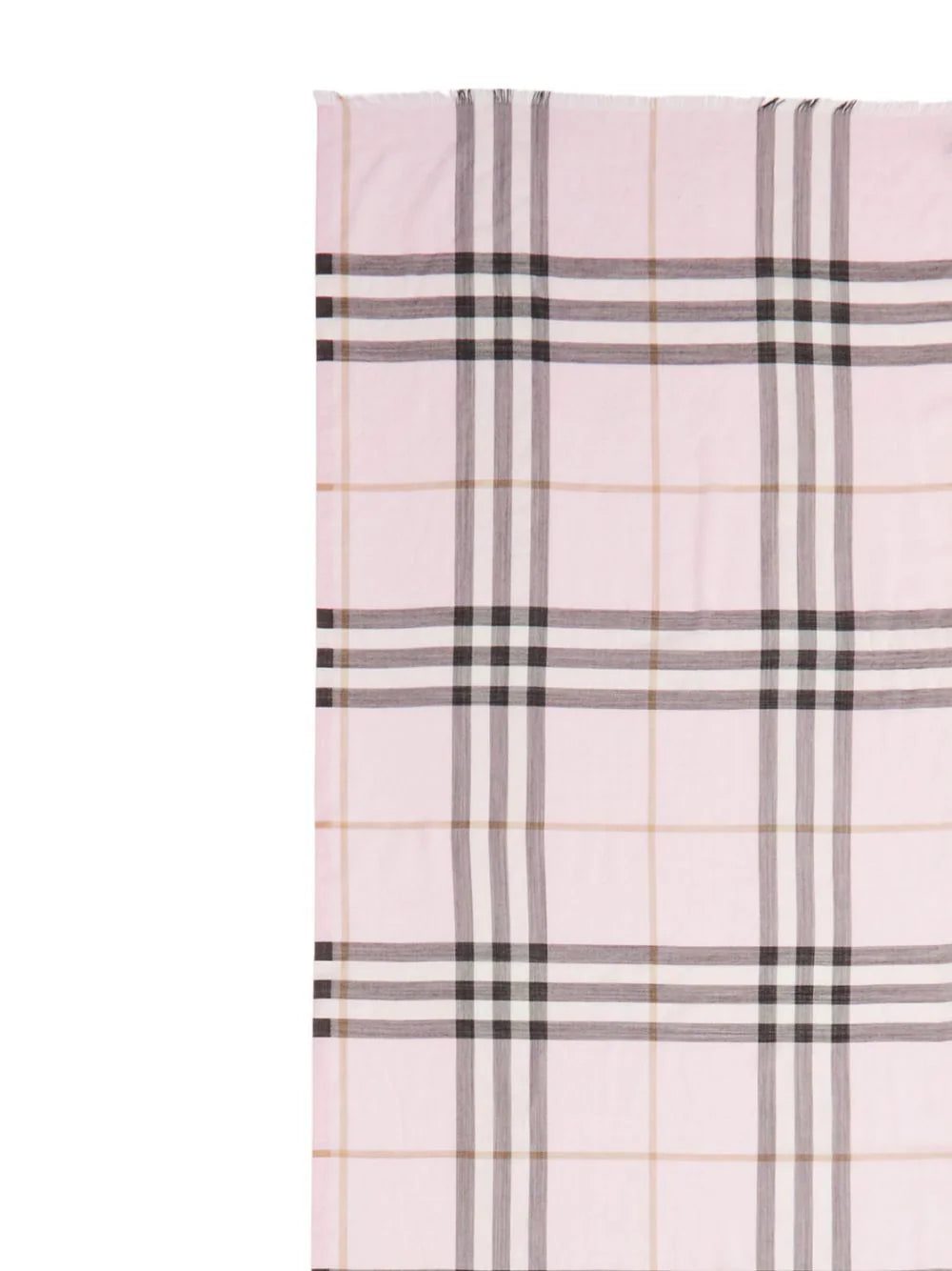 Burberry lightweight check wool scarf - Image 4