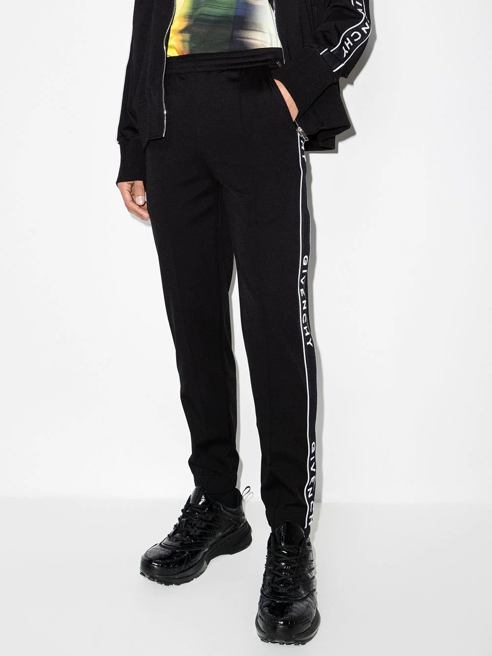 Givenchy logo-stripe track pants - Image 2