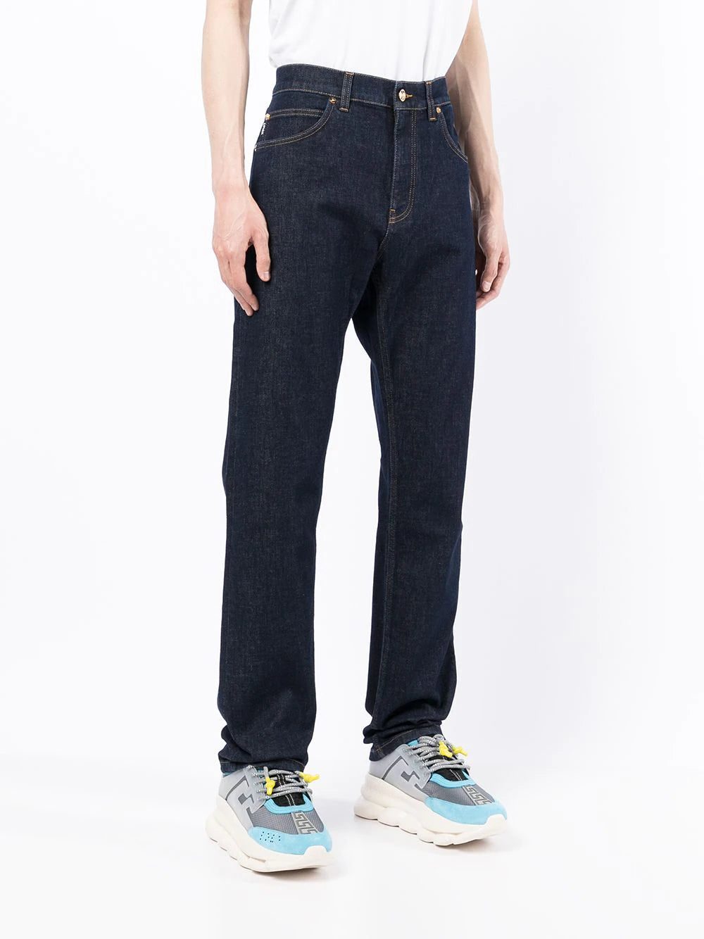 Versace high-rise straight-leg jeans - Image 3