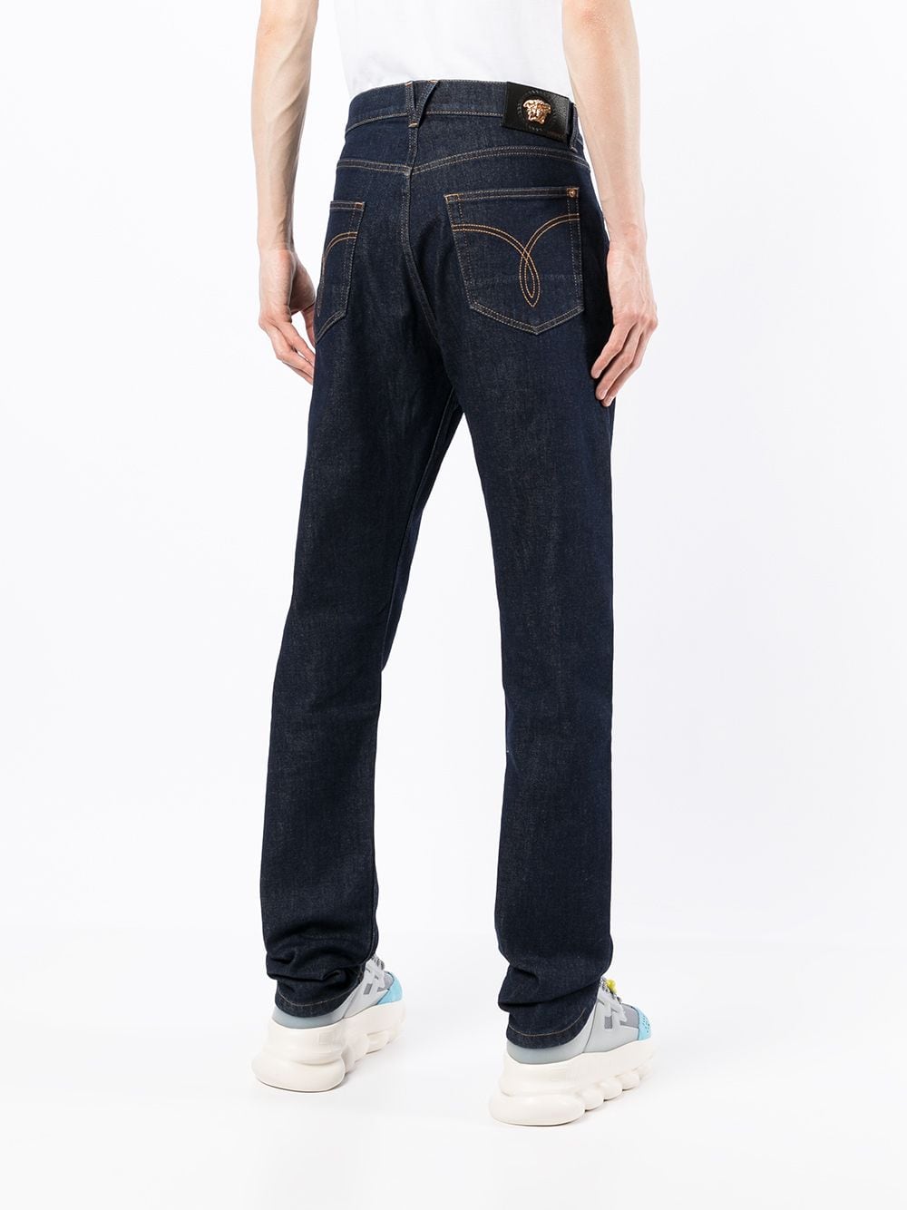 Versace high-rise straight-leg jeans - Image 4