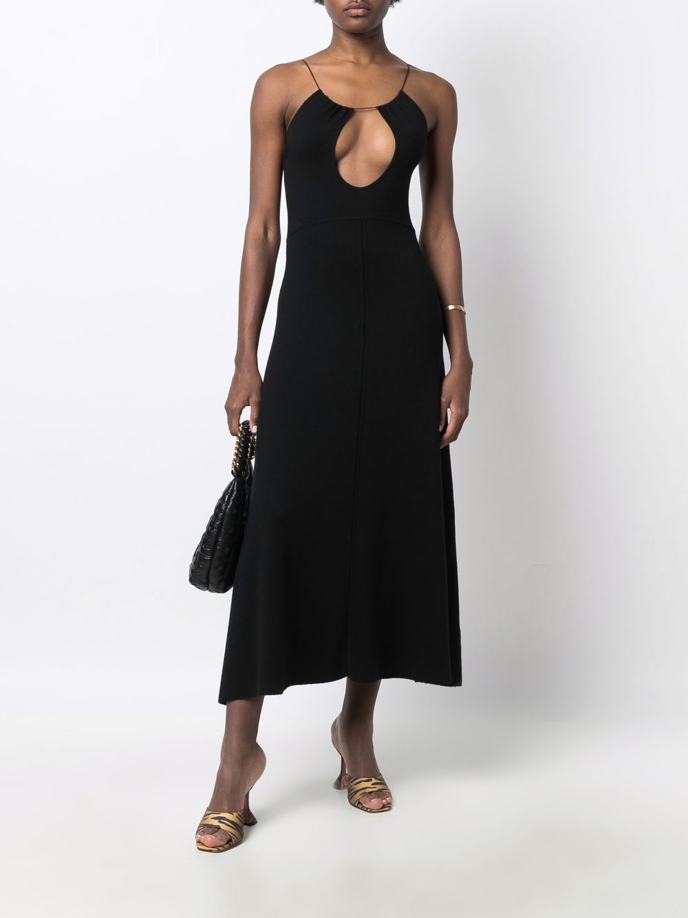 Saint Laurent cut-out open-back dress - Image 2