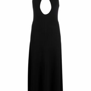 Saint Laurent cut-out open-back dress