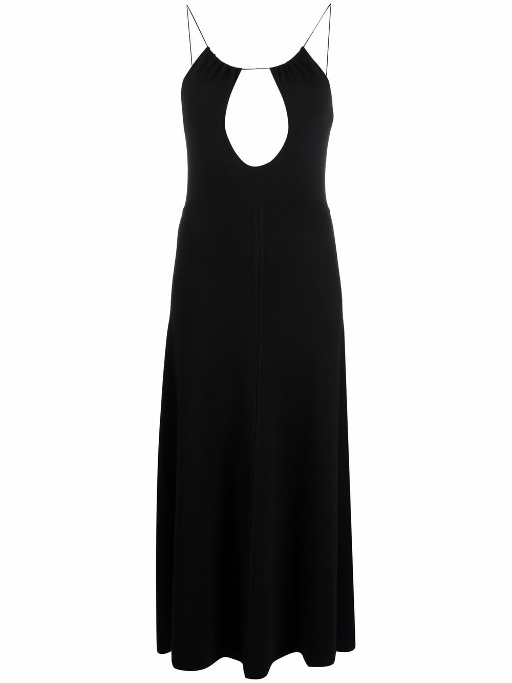 Saint Laurent cut-out open-back dress
