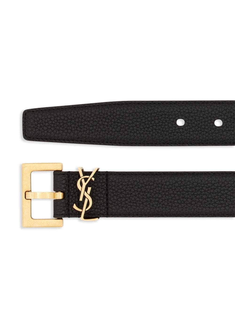 Louis Vuitton YSL logo-plaque leather belt - Image 2