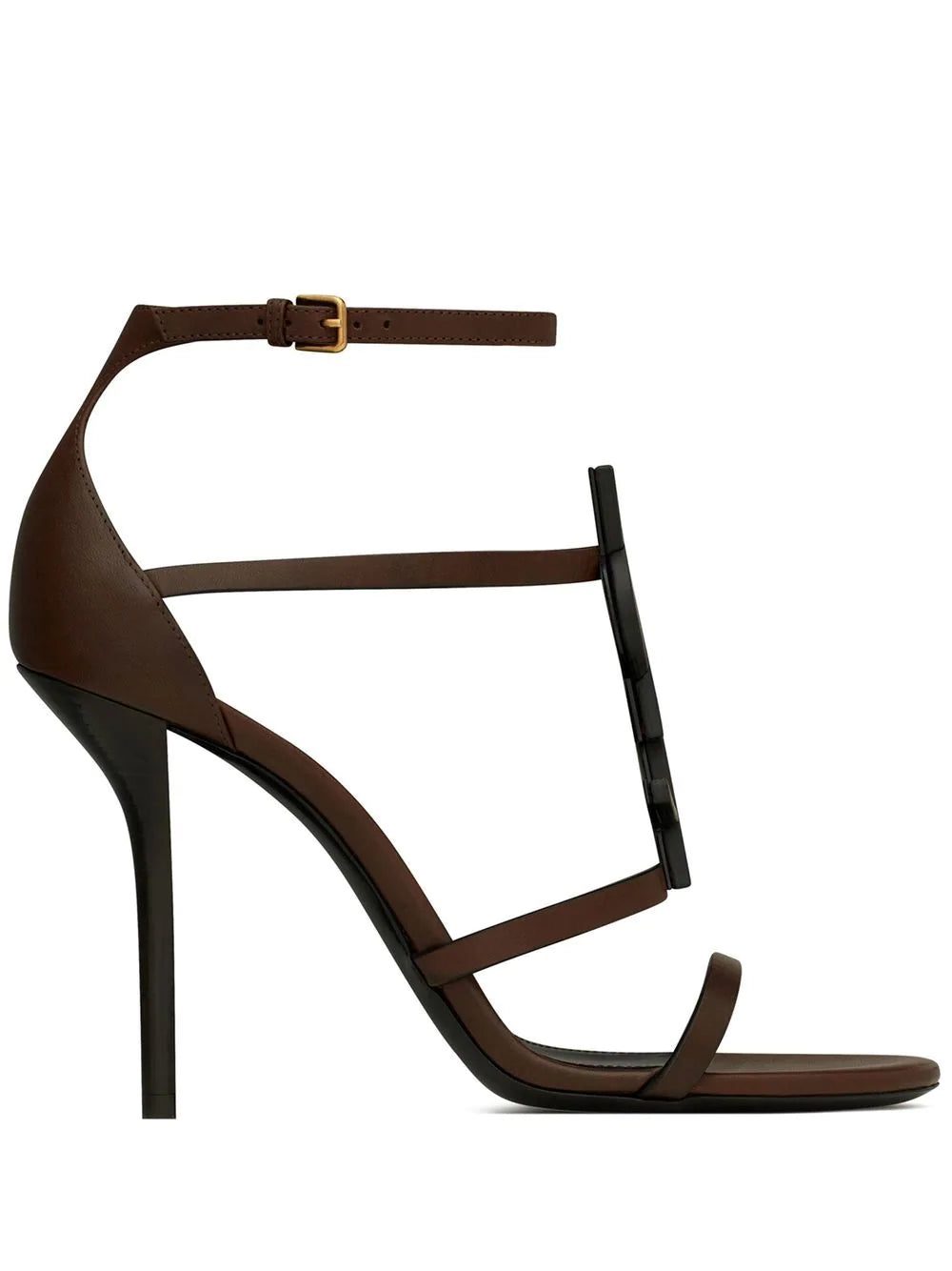 Saint Laurent Cassandra logo strappy sandals