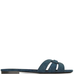 Saint Laurent  slip-on denim sandals