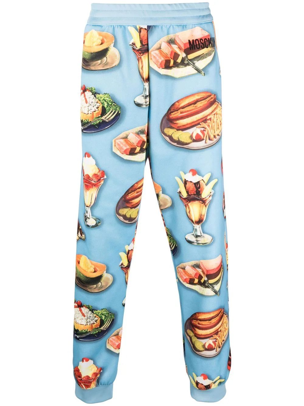 Moschino graphic print track pants