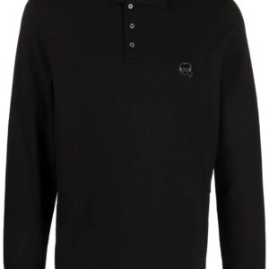 Karl Lagerfeld Ikonik Karl long-sleeved polo shirt