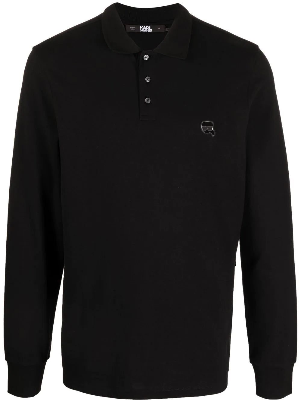 Karl Lagerfeld Ikonik Karl long-sleeved polo shirt