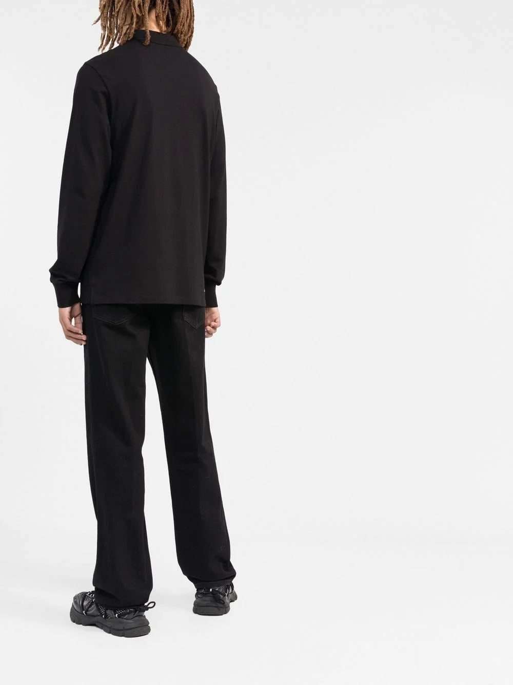 Karl Lagerfeld Ikonik Karl long-sleeved polo shirt - Image 4