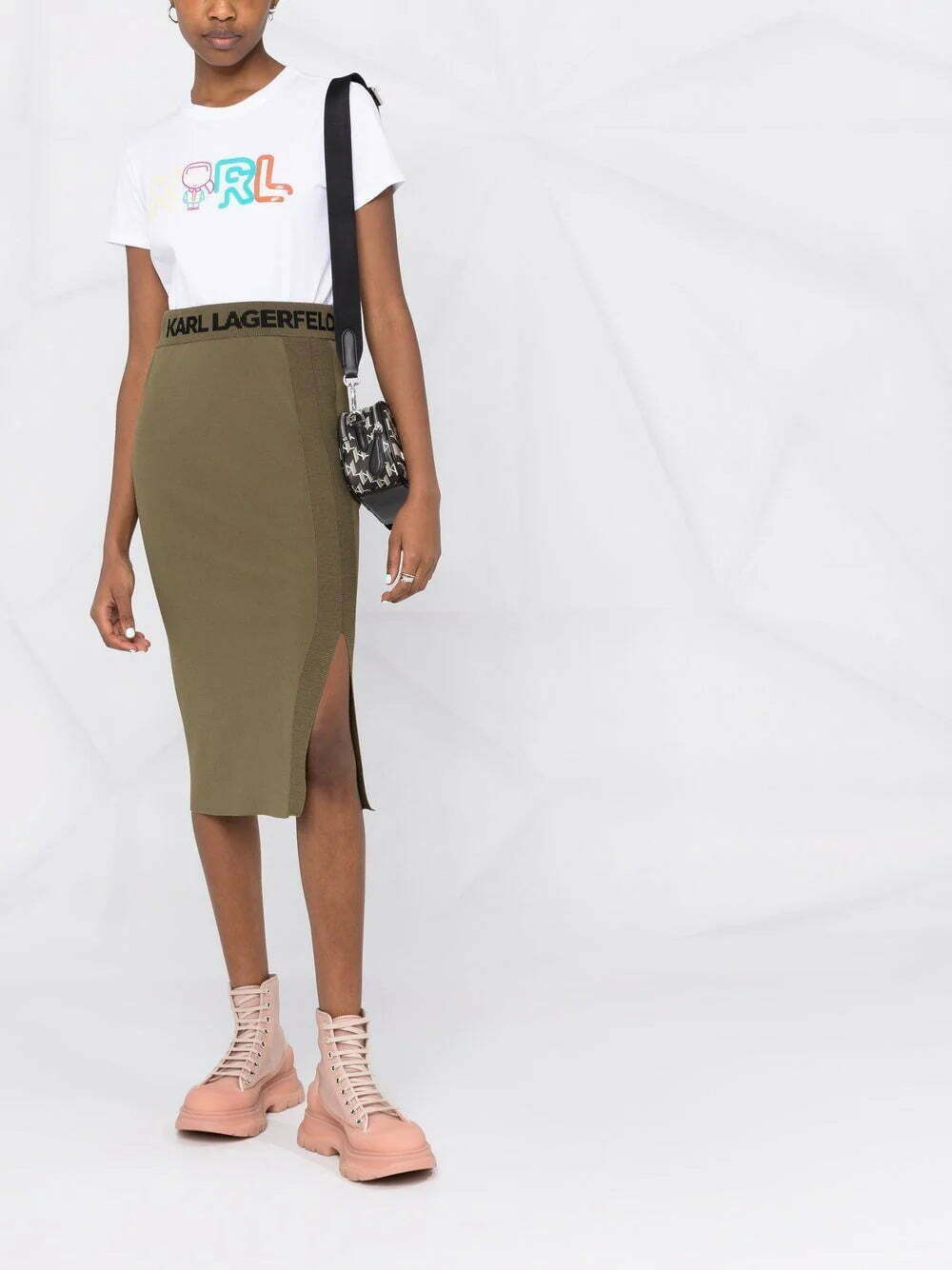 Karl Lagerfeld Jelly Karl logo-printed T-shirt - Image 2