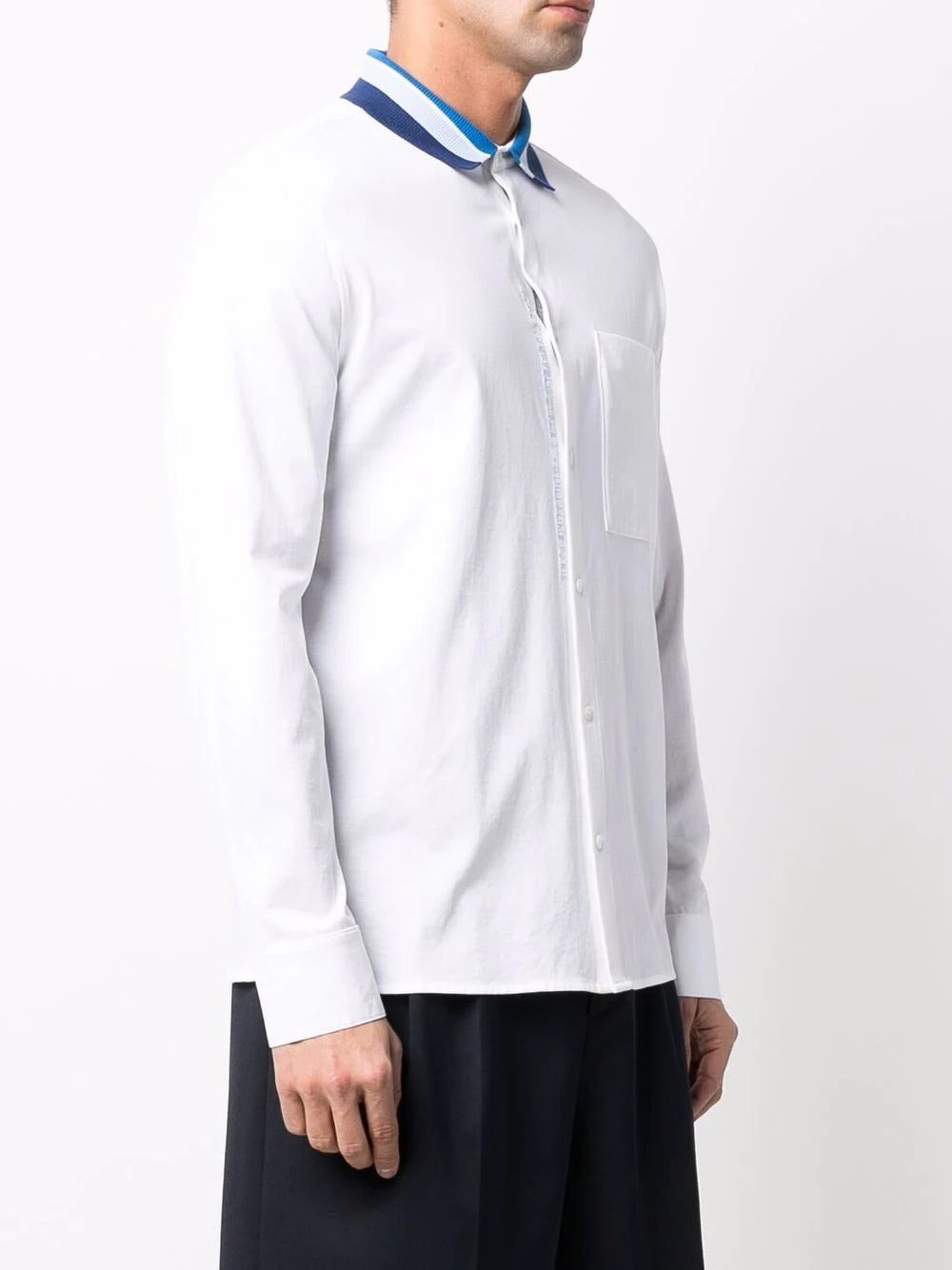 Karl Lagerfeld stripe-knit jersey shirt - Image 3