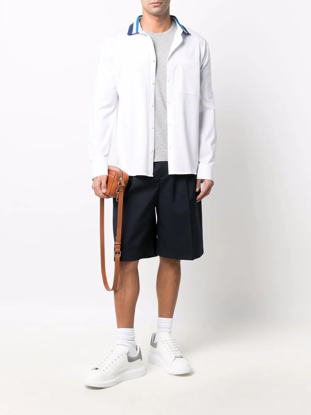 Karl Lagerfeld stripe-knit jersey shirt - Image 2