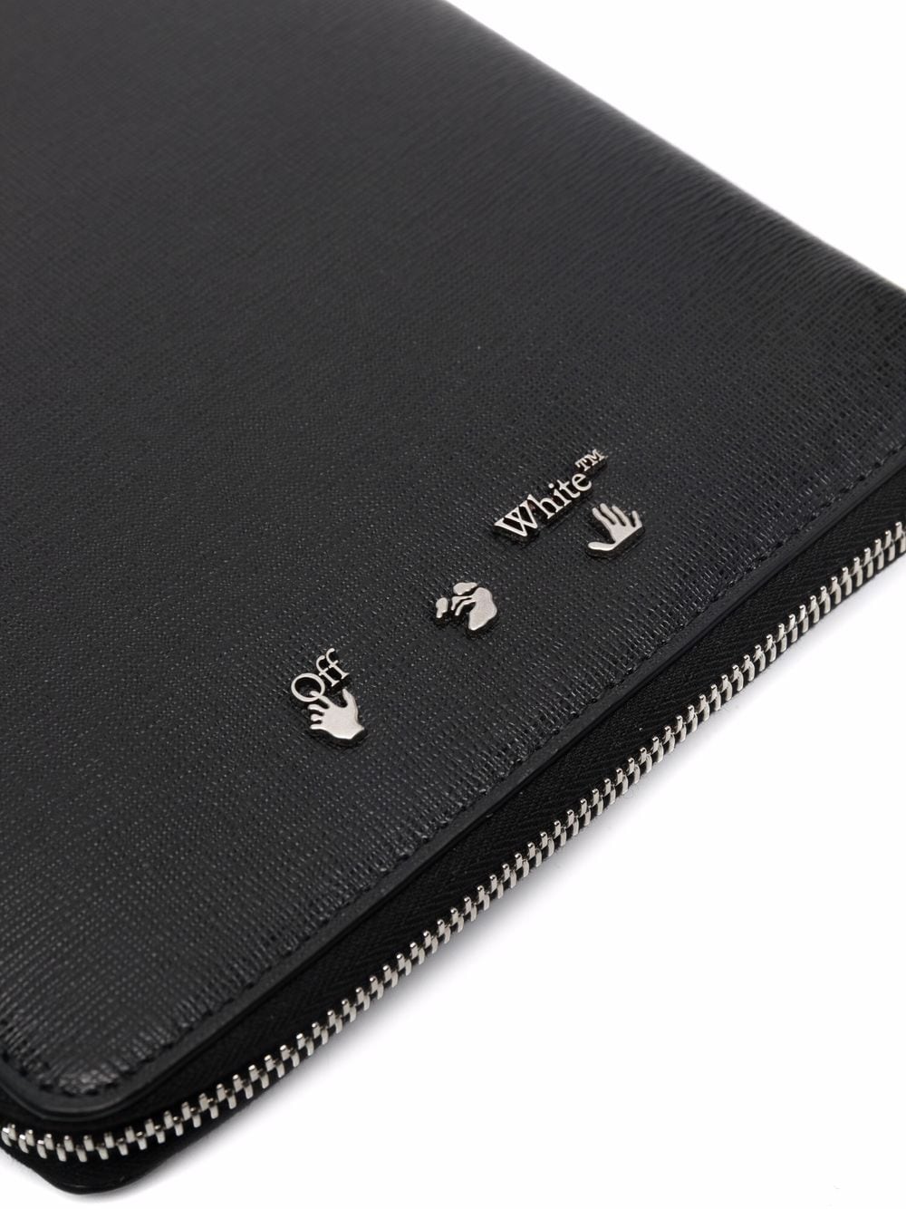 Off-White Diagonals-embossed wallet - Image 3