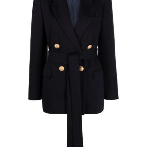 Palm Angels  double breasted belted blazer