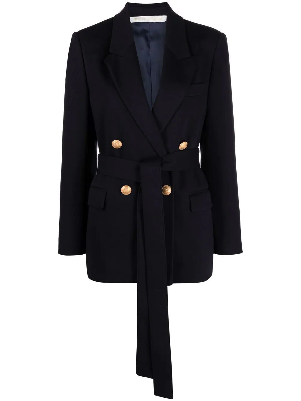 Palm Angels double breasted belted blazer