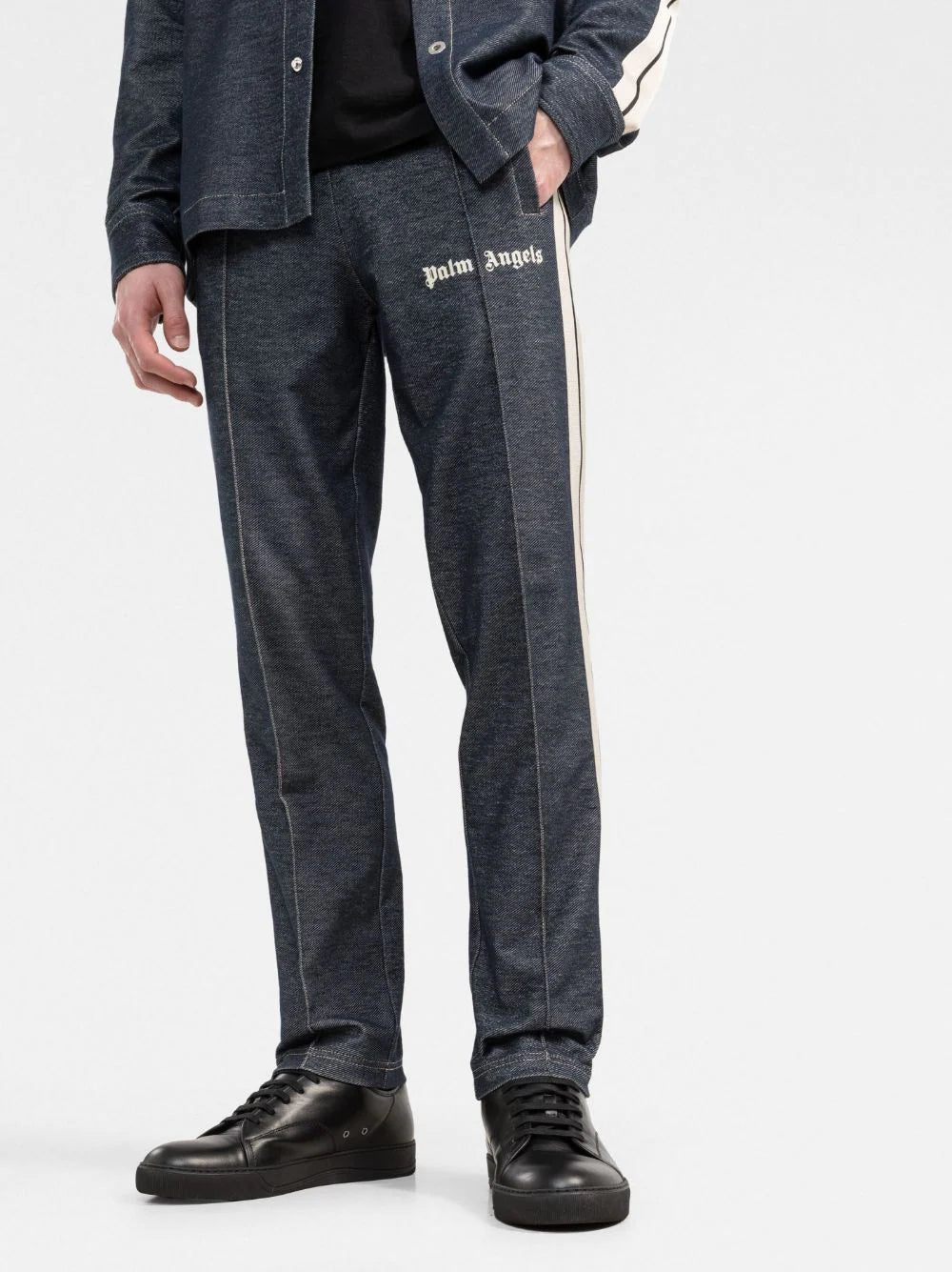 Palm Angels denim-effect track pants - Image 3