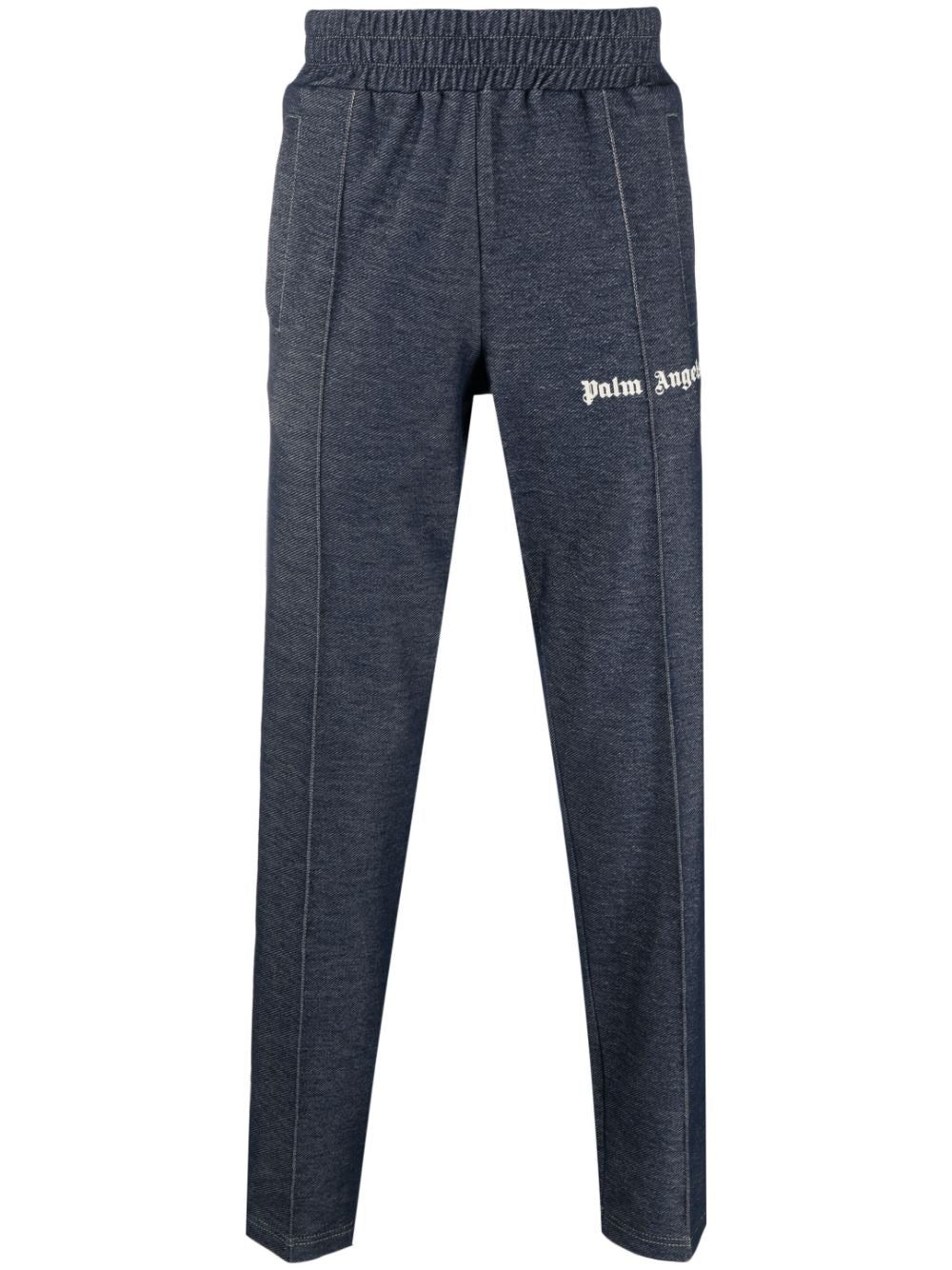 Palm Angels denim-effect track pants