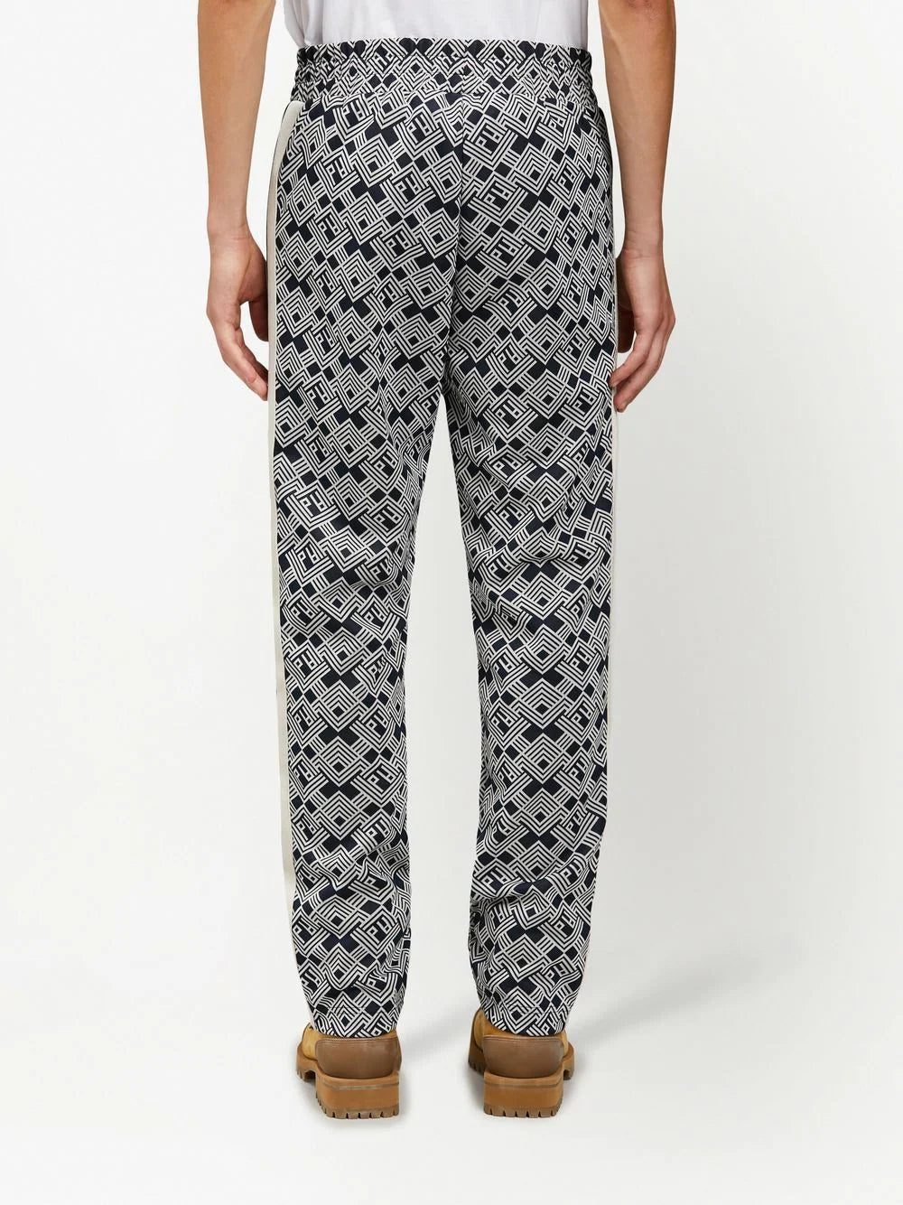 Palm Angels patterned jacquard track pants - Image 4