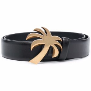 Louis Vuitton palm tree buckle leather belt