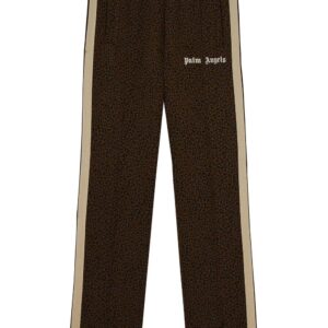 Palm Angels  leopard-jacquard track pants