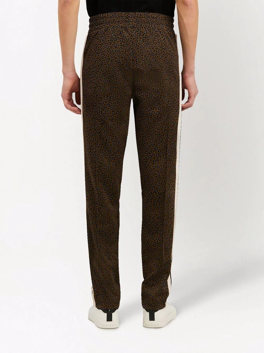 Palm Angels leopard-jacquard track pants - Image 4
