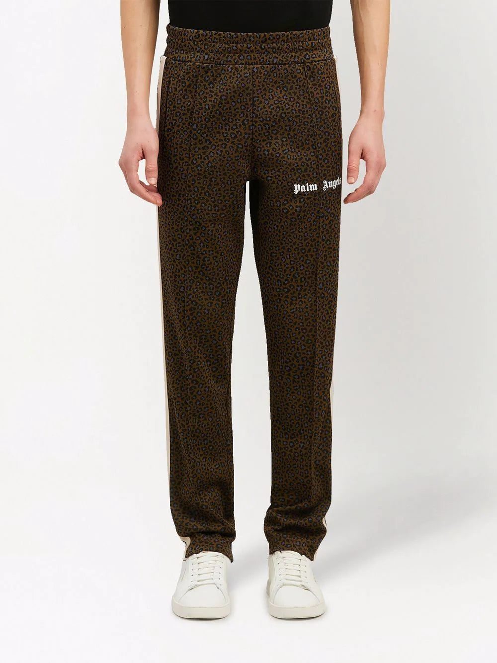 Palm Angels leopard-jacquard track pants - Image 3