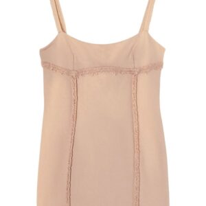 Off-White seam-detail fitted mini dress