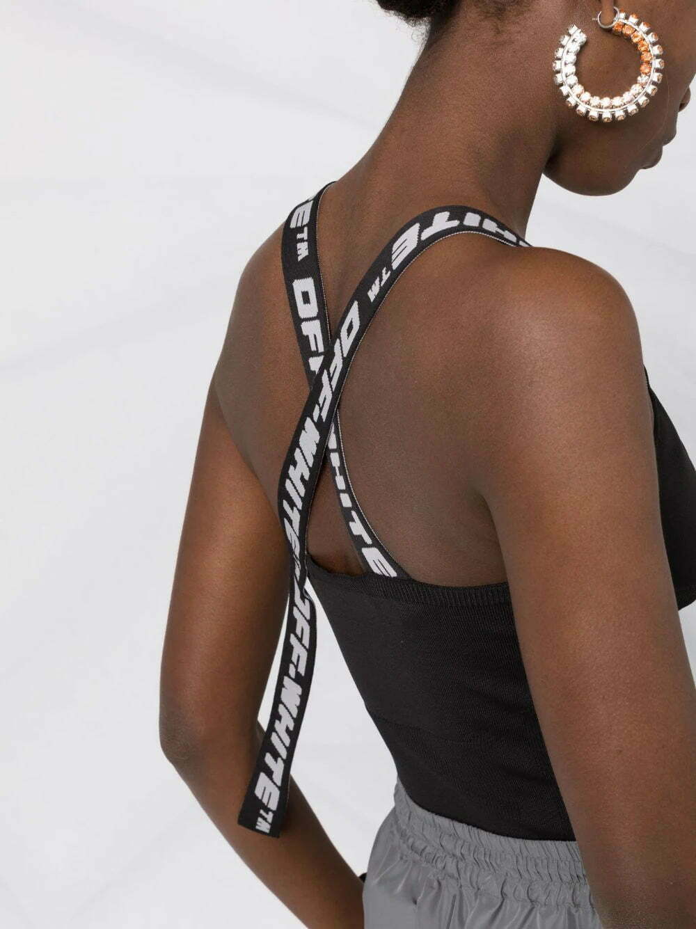 Off-White logo-strap vest top - Image 3