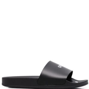 Off-White  logo-print pool slides